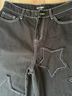 Hot Topic 100% Cotton Black Casual Pants Size 7 - photo 4