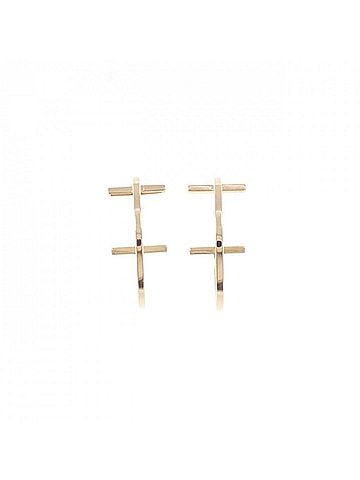 Tiffany & Co. Tiffany &amp; Co. T Wire Hoop Medium Earrings (view 1)