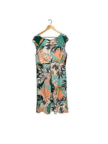 London Times Side Ruched Ruffle Cascade Dress Cocktail Dress (view 2)