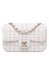 Chanel 100% Leather White Mini Rectangular Classic Printed Calfskin Single Flap One size - photo 1