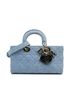 Dior 100% Denim Blue Medium Denim Cannage Lady D Joy One size - photo 1