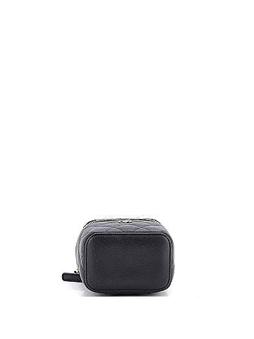 Chanel Classic Vanity Case with Chain Quilted Caviar Mini (view 2)
