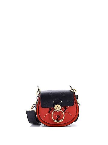 Chloé Tess Bag Embroidered Leather Small (view 1)