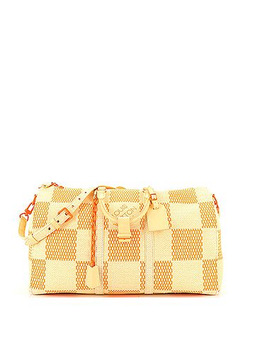 Louis Vuitton Keepall Bandouliere Bag Limited Edition Damier Raffia 50 (view 1)