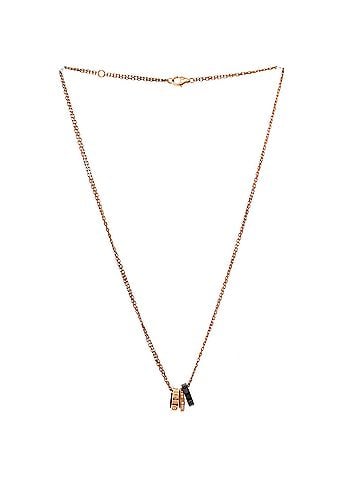 Cartier Love 3 Ring Pendant Necklace 18K Rose Gold and Ceramic with Diamonds (view 2)
