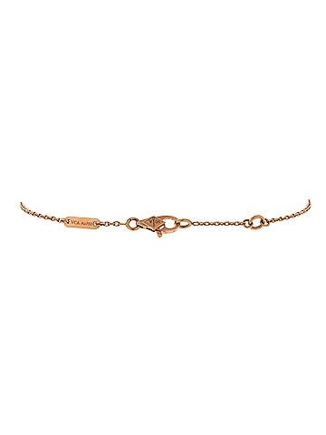 Van Cleef & Arpels Sweet Alhambra Heart Bracelet 18K Rose Gold with Carnelian (view 2)