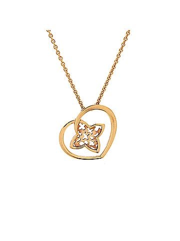 Louis Vuitton Coeur Heart Pendant Necklace 18K Rose Gold (view 1)