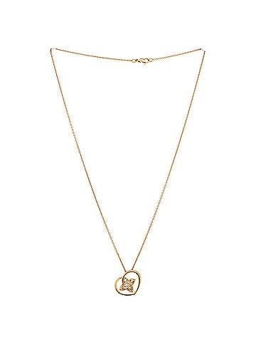 Louis Vuitton Coeur Heart Pendant Necklace 18K Rose Gold (view 2)