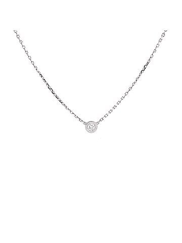 Cartier Cartier D'Amour Pendant Necklace 18K White Gold and Diamond XS (view 1)