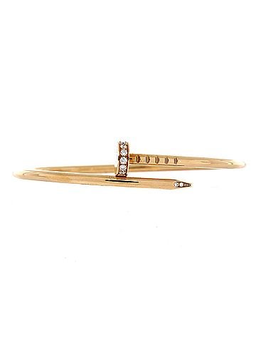 Cartier Juste un Clou Bracelet 18K Yellow Gold with Diamonds Small (view 1)