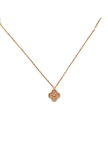 Van Cleef & Arpels Sweet Alhambra Pendant Necklace 18K Rose Gold (view 1)