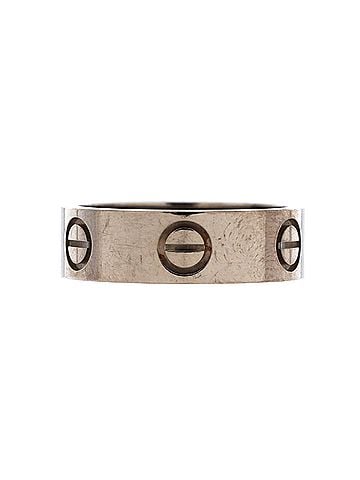 Cartier Love Band Ring 18K White Gold (view 1)