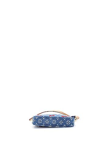 Louis Vuitton x Takashi Murakami Chain Pochette Accessoires NM Limited Edition Monogram Cerises Denim (view 2)