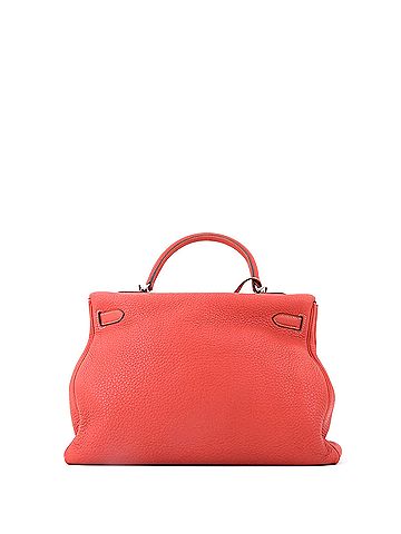 Hermès Kelly Amazone Handbag Orange Togo with Palladium Hardware 35 (view 2)