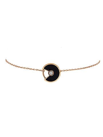 Cartier Amulette de Cartier Bracelet 18K Rose Gold with Diamond and Onyx XS (view 1)