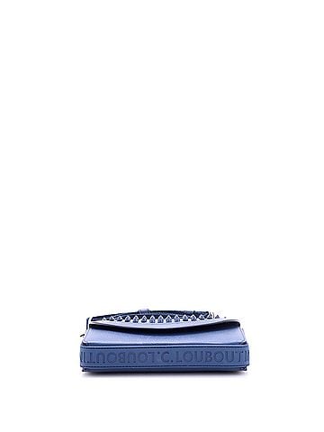 Christian Louboutin Explorafunk Wallet On Chain Spiked Leather (view 2)