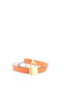 Hermès 100% Leather Orange Romance Reversible Belt Leather Thin One size - photo 1