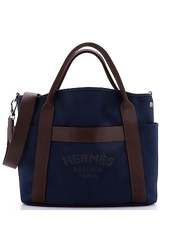 Hermès Sac De Pansage Groom Handbag Canvas (view 1)