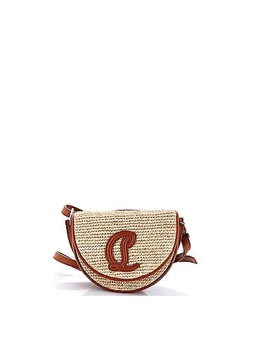 Christian Louboutin By My Side Crossbody Raffia with Leather Small (view 1)