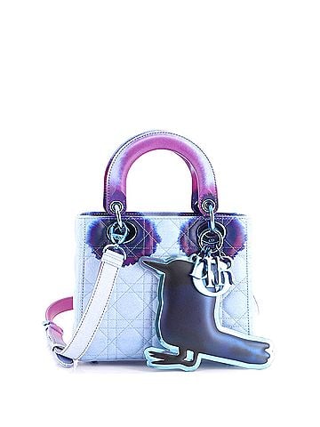 Christian Dior Lady Dior Art Bag Limited Edition Francoise Petrovitch Cannage Quilt Leather Small (view 1)