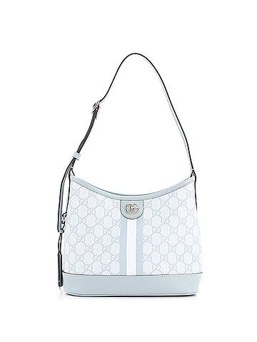 Gucci Ophidia Open Bucket Bag GG Coated Canvas with Leather Small (view 1)