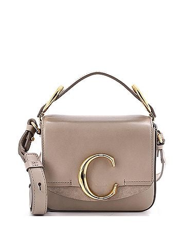 Chloé C Flap Bag Leather Mini (view 1)