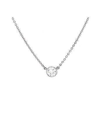 Tiffany & Co. Elsa Peretti Diamonds By The Yard Pendant Necklace Platinum with Diamond 0.30-0.39CT (view 1)