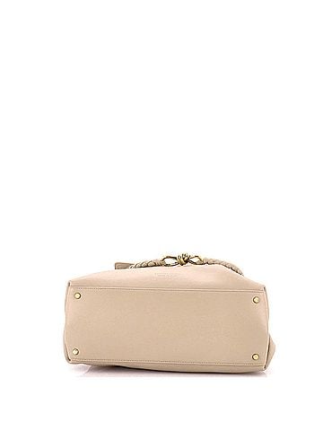 Bottega Veneta Ciao Ciao Top Handle Bag Leather with Intrecciato Detail Medium (view 2)