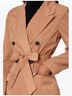 Avec Les Filles 100% Polyester Brown Coat Size S - photo 4