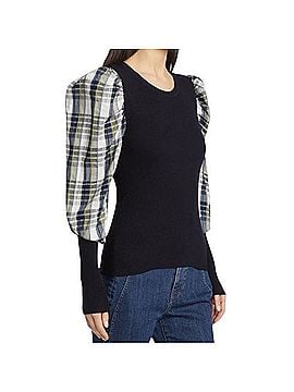 Veronica Beard Leila Long Sleeve Top (view 2)