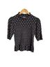 Sandro Print Black Red Short Sleeve T-Shirt Size S - photo 1