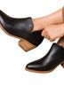 Nisolo 100% Leather Black Ankle Boots Size 8 - photo 1