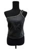 Harley Davidson 100% Leather Black Leather Top Size XS - photo 1