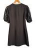 Self-Portrait 100% Polyester Black White Cocktail Dress Size 4 - photo 2