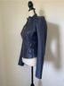 Jitrois 100% Lambskin Solid Blue Jacket Size 6 - photo 3