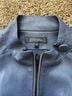 Jitrois 100% Lambskin Solid Blue Jacket Size 6 - photo 9