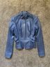 Jitrois 100% Lambskin Solid Blue Jacket Size 6 - photo 6