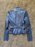 Jitrois 100% Lambskin Solid Blue Jacket Size 6 - photo 11
