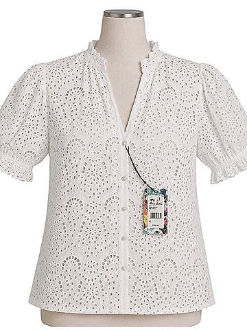 Robert Graham Mila Short Sleeve Blouse (view 1)