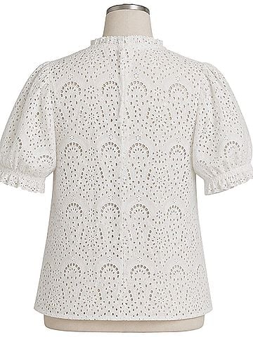 Robert Graham Mila Short Sleeve Blouse (view 2)