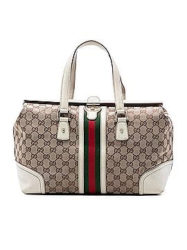 Gucci GG Canvas Web Treasure Boston Bag (view 1)