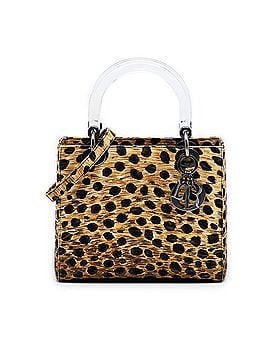 Dior Medium Canvas Leopard Print Lady Dior (view 1)