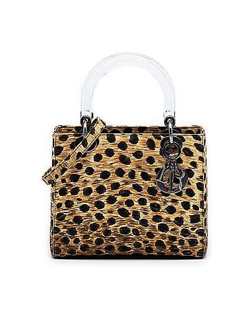 Dior Medium Canvas Leopard Print Lady Dior (view 1)