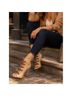 Jean-Michel Cazabat 100% Leather Tan Boots Size EU 37 - photo 4