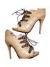 Jean-Michel Cazabat 100% Leather Tan Boots Size EU 37 - photo 1