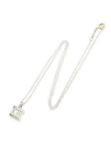 Tiffany & Co. Tiffany &amp; Co. Atlas Cube Necklace, Sterling Silver 925, Women's Jewelry, Tone (view 2)