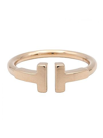 Tiffany & Co. Tiffany &amp; Co. T Wire Ring, 18K Pink Gold (PG), Men's/Women's, Tone, 60147375 (view 2)