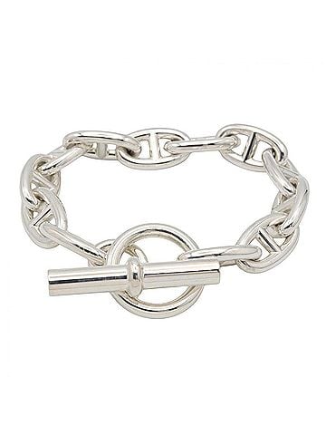 Hermès Hermes Chaine d'Ancre GM 12-link bracelet, sterling silver (925), men's and women's, tone. (view 1)