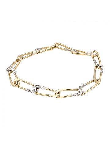 Cartier Cartier diamond bracelet, 18K (yellow gold) women's, clear/gold tone. (view 1)