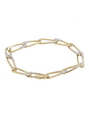 Cartier Cartier diamond bracelet, 18K (yellow gold) women's, clear/gold tone. (view 2)